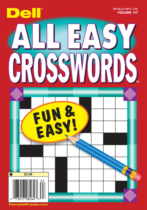 Dell Easy Fast 'n' Fun Crosswords Penny Dell Puzzles