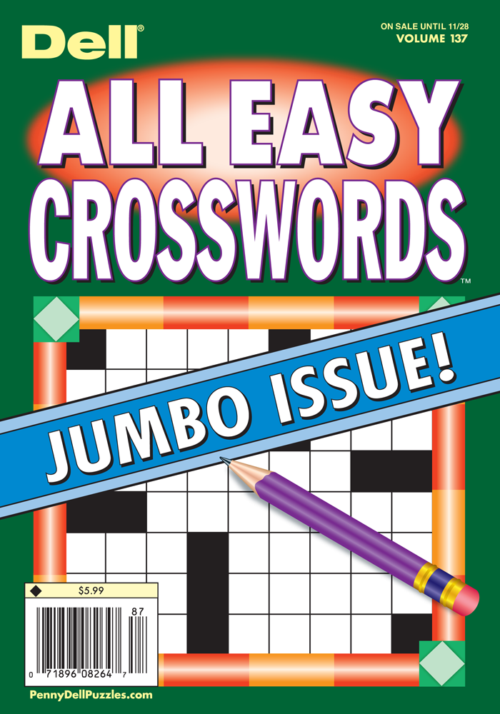 Dell All Easy Crosswords Penny Dell Puzzles