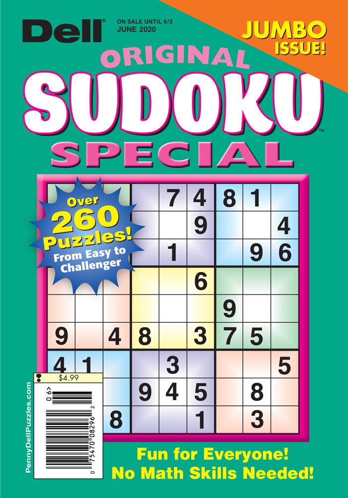 dell original sudoku special penny dell puzzles