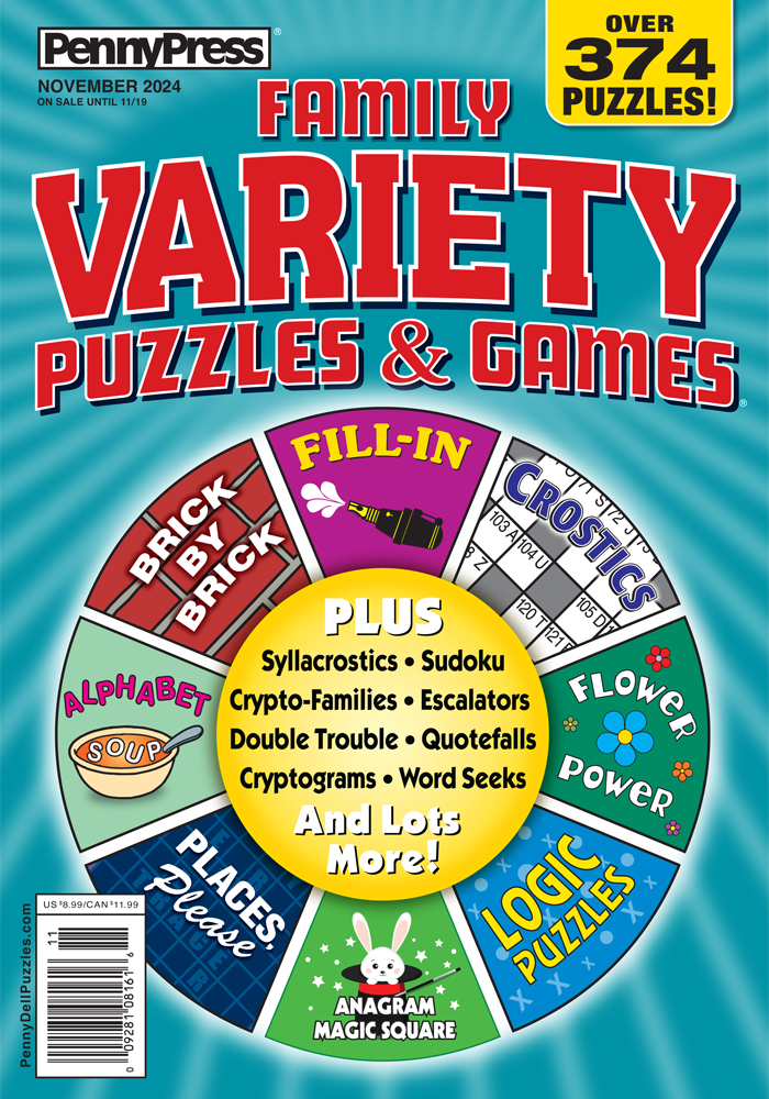 Family Variety Puzzles & Games