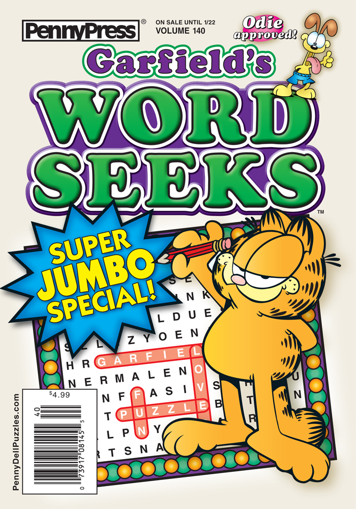 Garfield s Word Seeks Penny Dell Puzzles