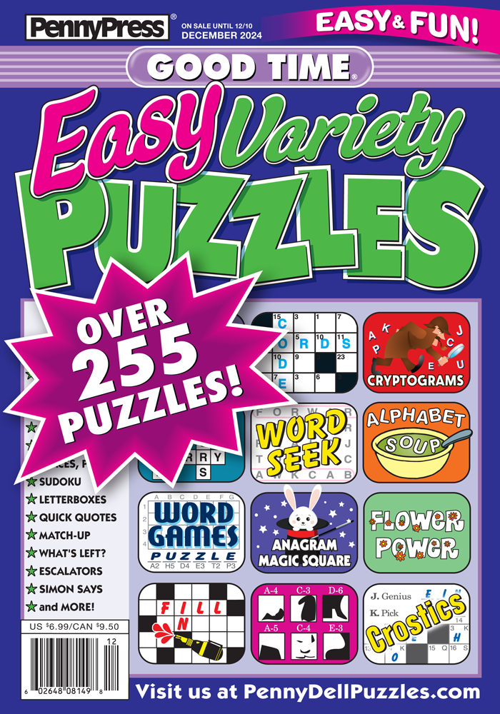 Good Time Easy Variety Puzzles