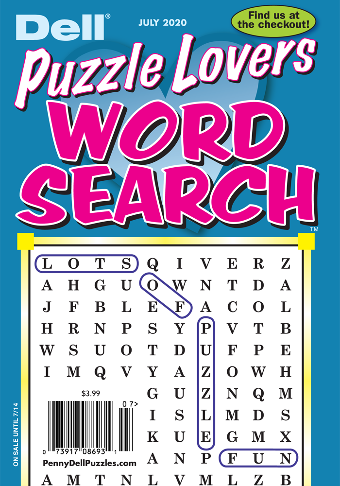 Puzzle Lovers Word Search Penny Dell Puzzles