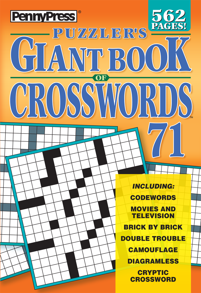 Puzzler s Giant Book Of Crosswords Penny Dell Puzzles