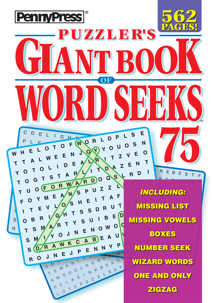 Puzzler's Giant Book of Word Seeks Penny Dell Puzzles