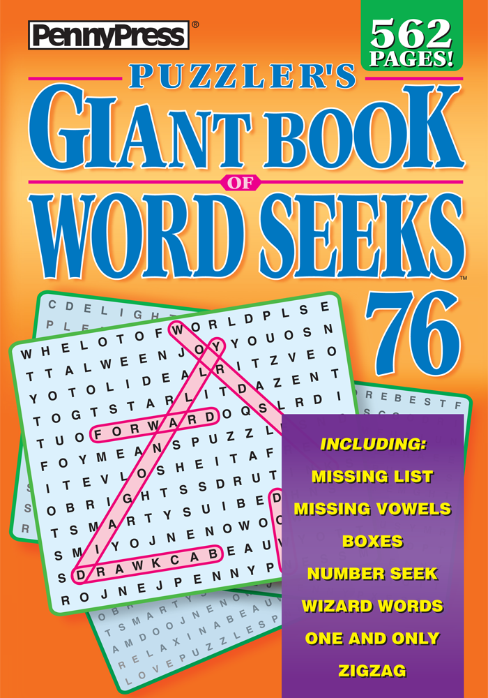 Puzzler s Giant Book Of Word Seeks Penny Dell Puzzles