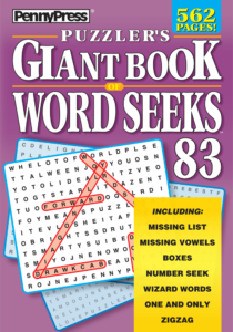 Puzzler's Giant Book of Word Seeks - Penny Dell Puzzles