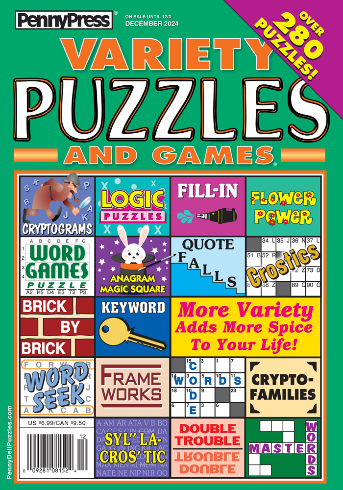 Variety Puzzles and Games