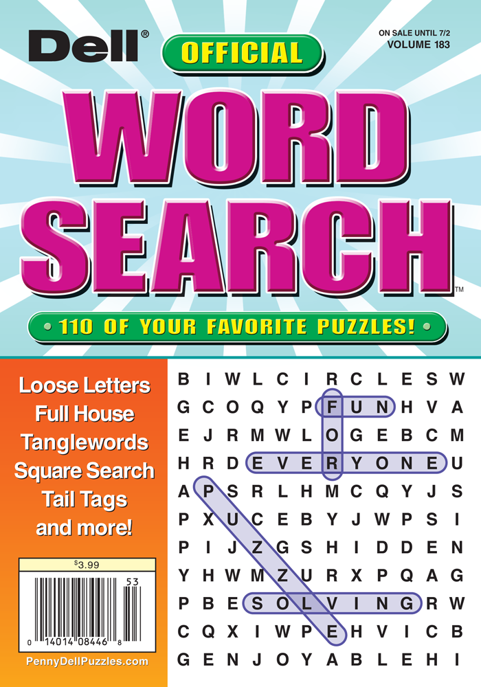 Word Seek Search Subscriptions Penny Dell Puzzles