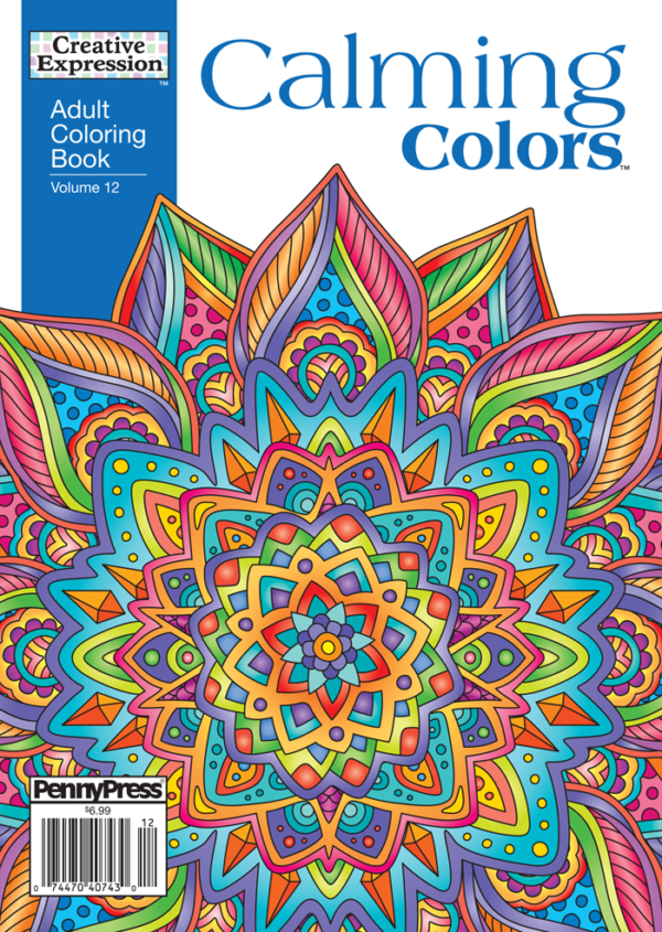 Creative Expression Calming Colors - Penny Dell Puzzles