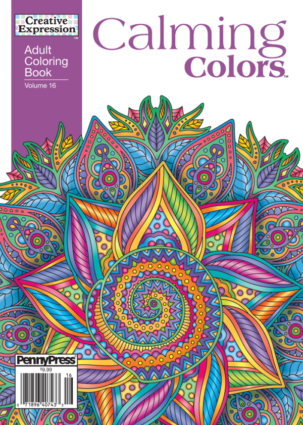 Creative Expression Calming Colors - Penny Dell Puzzles