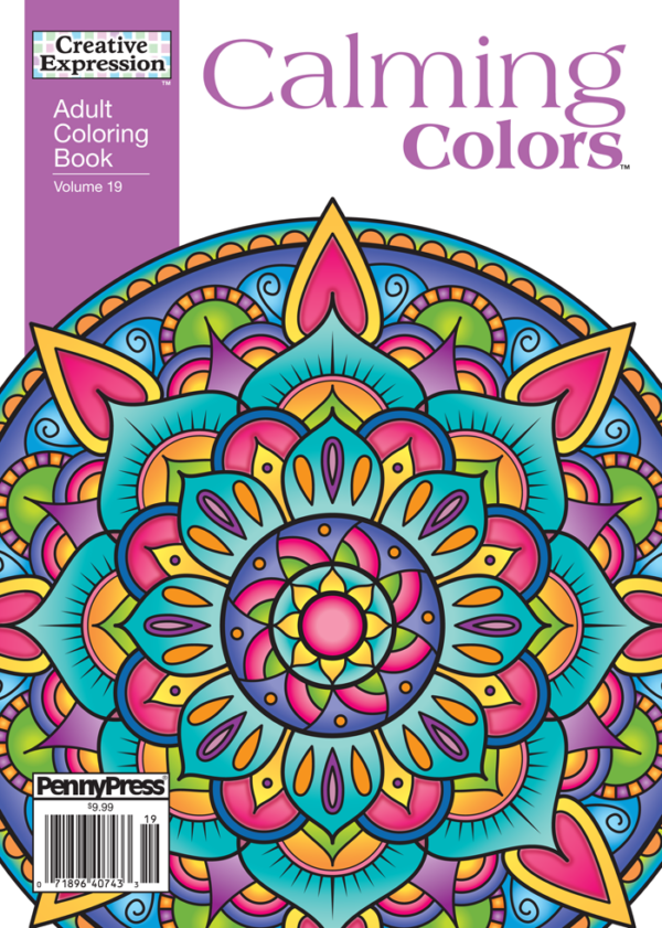 Creative Expression Calming Colors - Penny Dell Puzzles