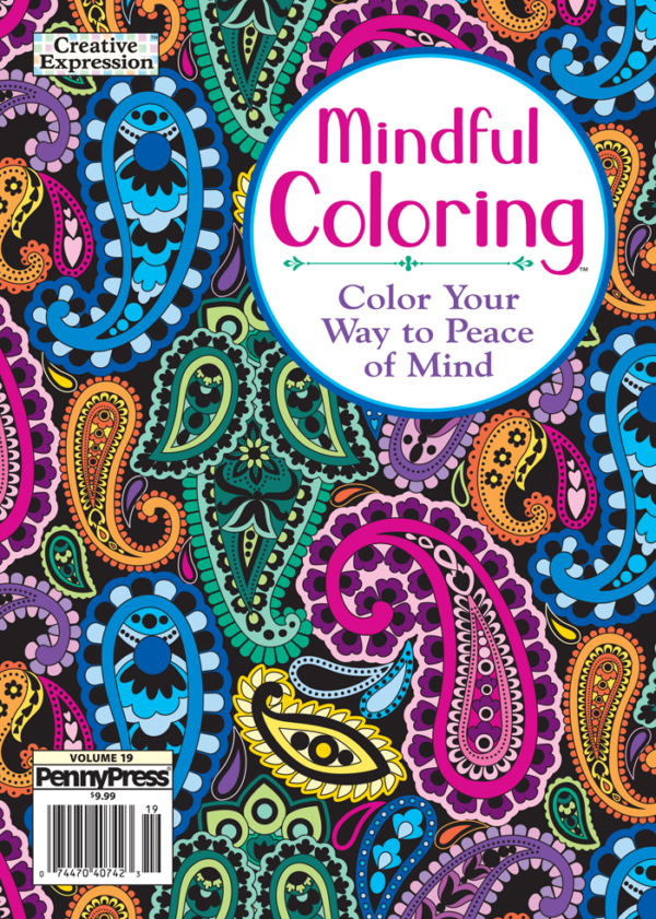 Creative Expression Mindful Coloring Penny Dell Puzzles