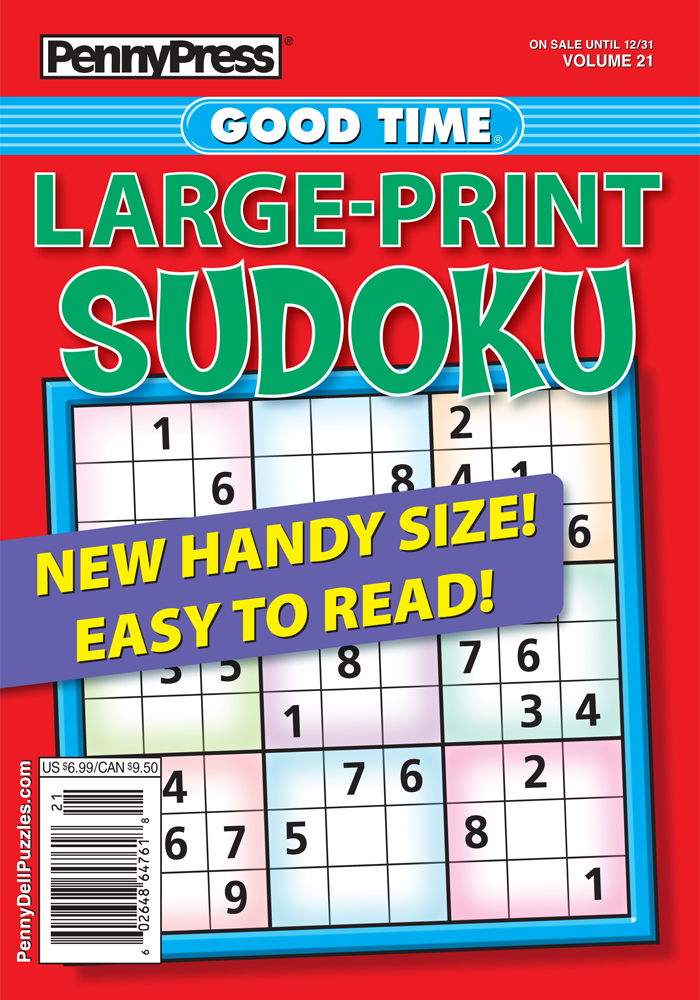 Good Time Large-Print Sudoku