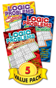 Penny Press Logic Problems Value Pack-7 - Penny Dell Puzzles