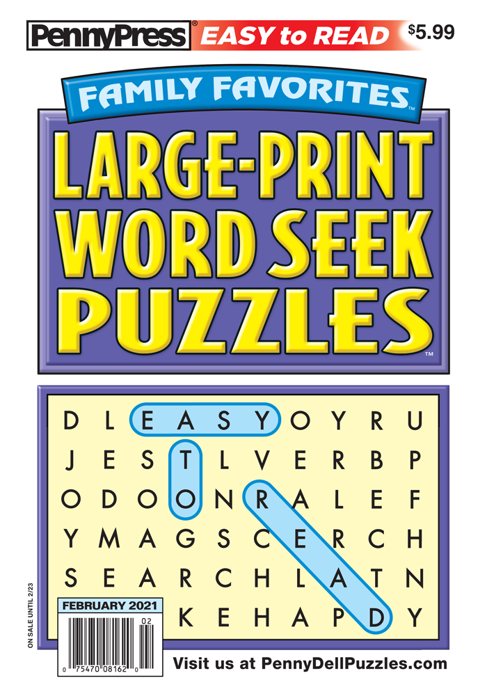 Free Word Seek Puzzles Printable