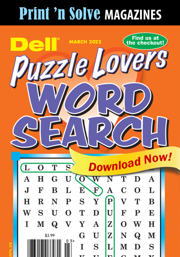 Word Search Puzzle Magazines