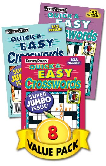 Quick & Easy Crosswords Value Pack-8